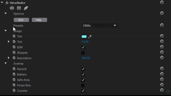 Select a Preset Step 2: NewBlueFX View Finder Tutorial