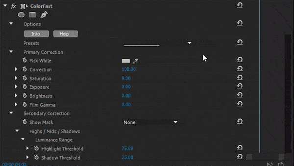 ColorFast UI ColorFast 2 User Interface
