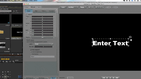 Import Vector Step 1: Titler Pro 3
