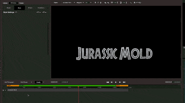 Scale a Rectangle Adding a rectangle background in Titler Pro