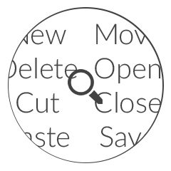 Search Function Search Globe with words inside