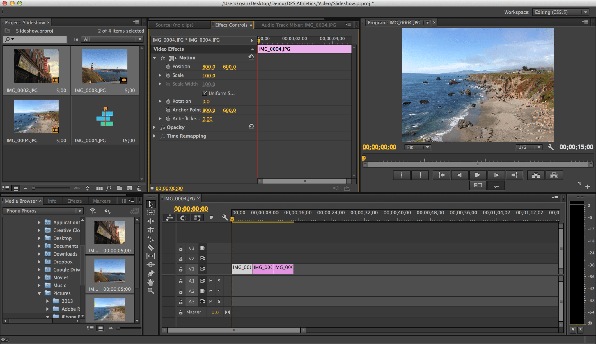 You can use Adobe Premiere to edit your vlogs