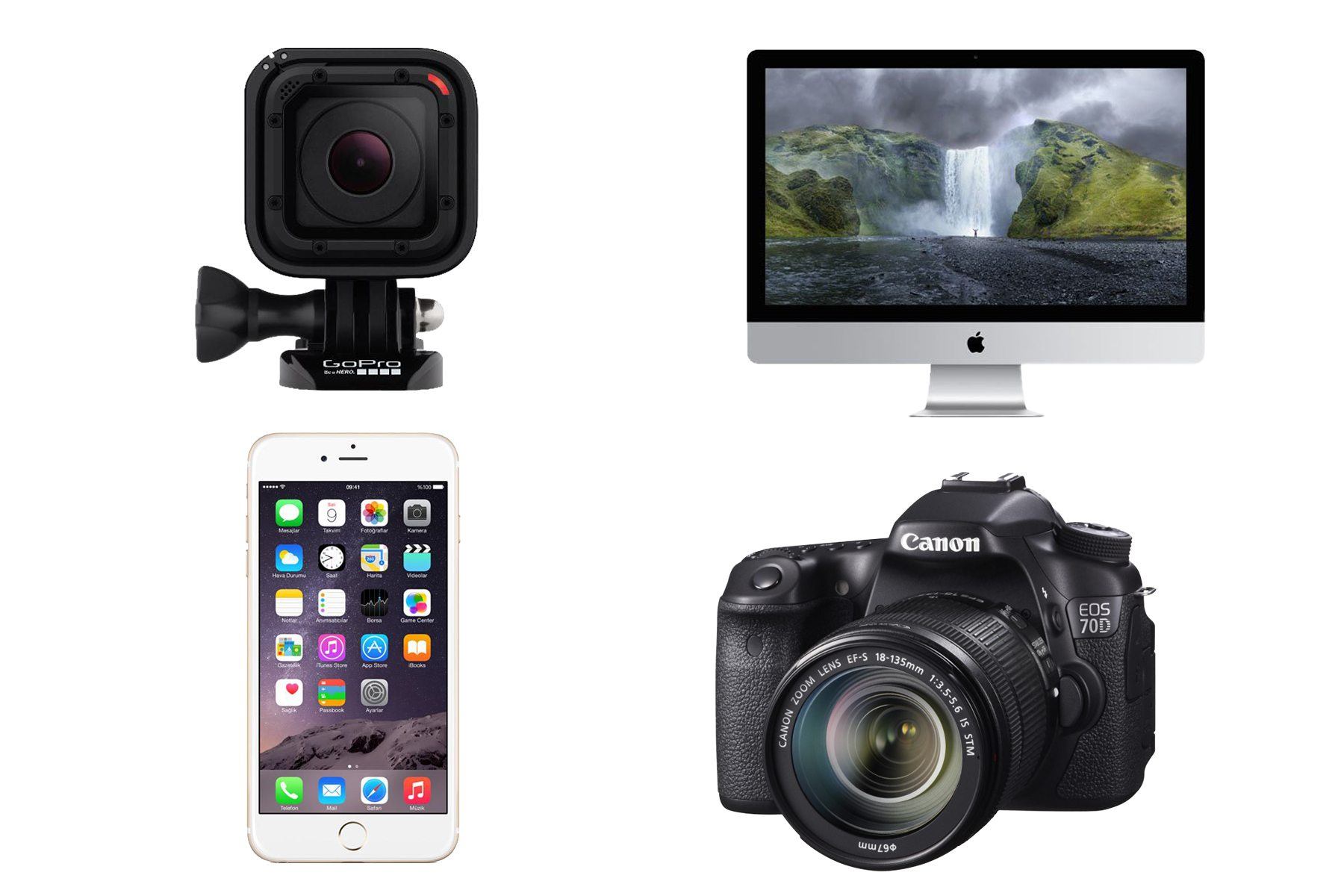 Cameras and camera accessories used to create vlogs