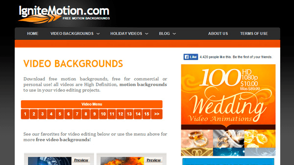 Image of IgniteMotion free stock footage website