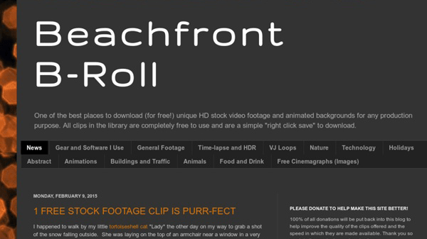 Image of Beachfront B Roll free stock footage website