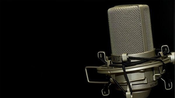 Microphone Close up of a professional microphone.