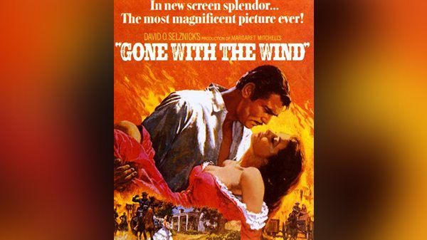 Gone with the Wind Title Gone with the wind iconic movie title.