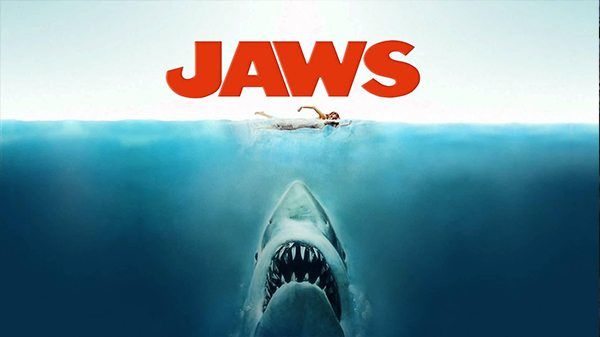 Jaws iconic movie title.