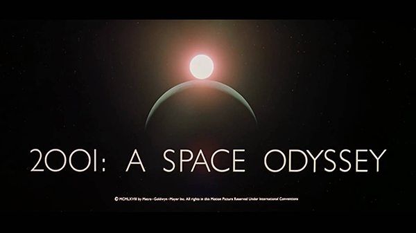 2001 a space odyssey iconic movie title.