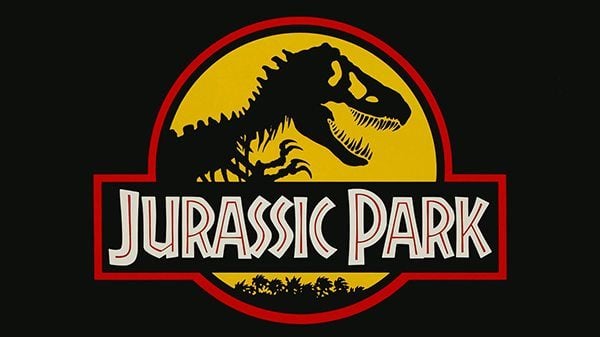 Jurassic Park iconic movie title.