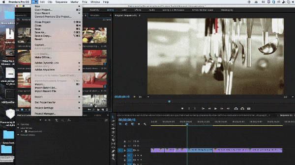 Adding Title rPro in Adobe Premiere Pro.