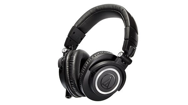 Audio Technica headphones withstand the wear and tear of daily video editing 