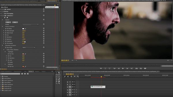 ColorFast 2 User Interface in use in Premiere Pro crafting the perfect look
