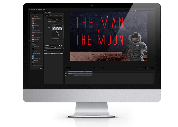 Titler Pro 5 Call to Action Man on the moon Titler Pro 5 call to action. Make titling easy.