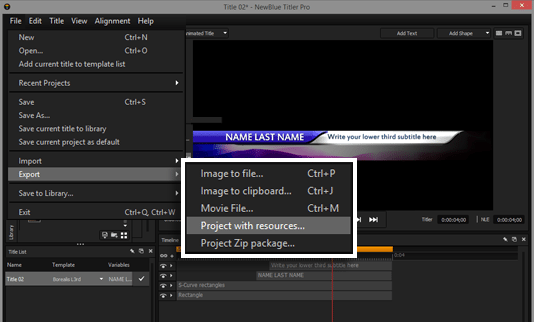 Titler-Pro-Features-Save Options