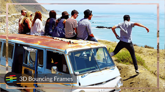 3D Bouncing Frames
