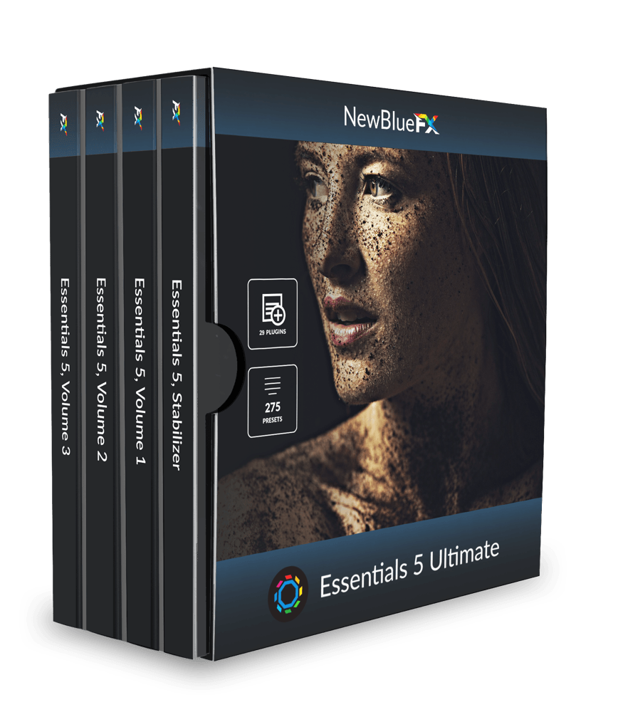 Fix video issues really fast — with Essentials Ultimate video correction process is a walk in the park.