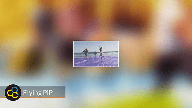 Flying picture-in-picture