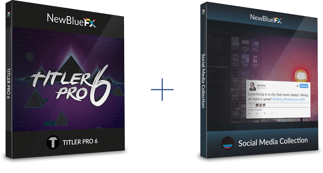Titler Pro 6 + Social Media Collection