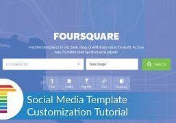 social media template